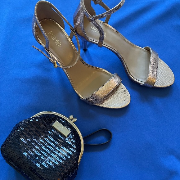 Michael Kors rose golden heels new size us 8.5 NWOT - Picture 4 of 14